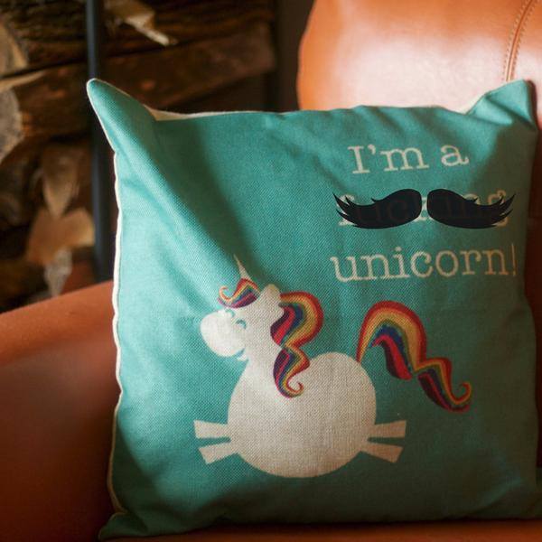 I'm a ... Unicorn Cushion Cover-Design Blanks
