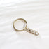 Key Ring & Chain 10pcs - Silver-Design Blanks