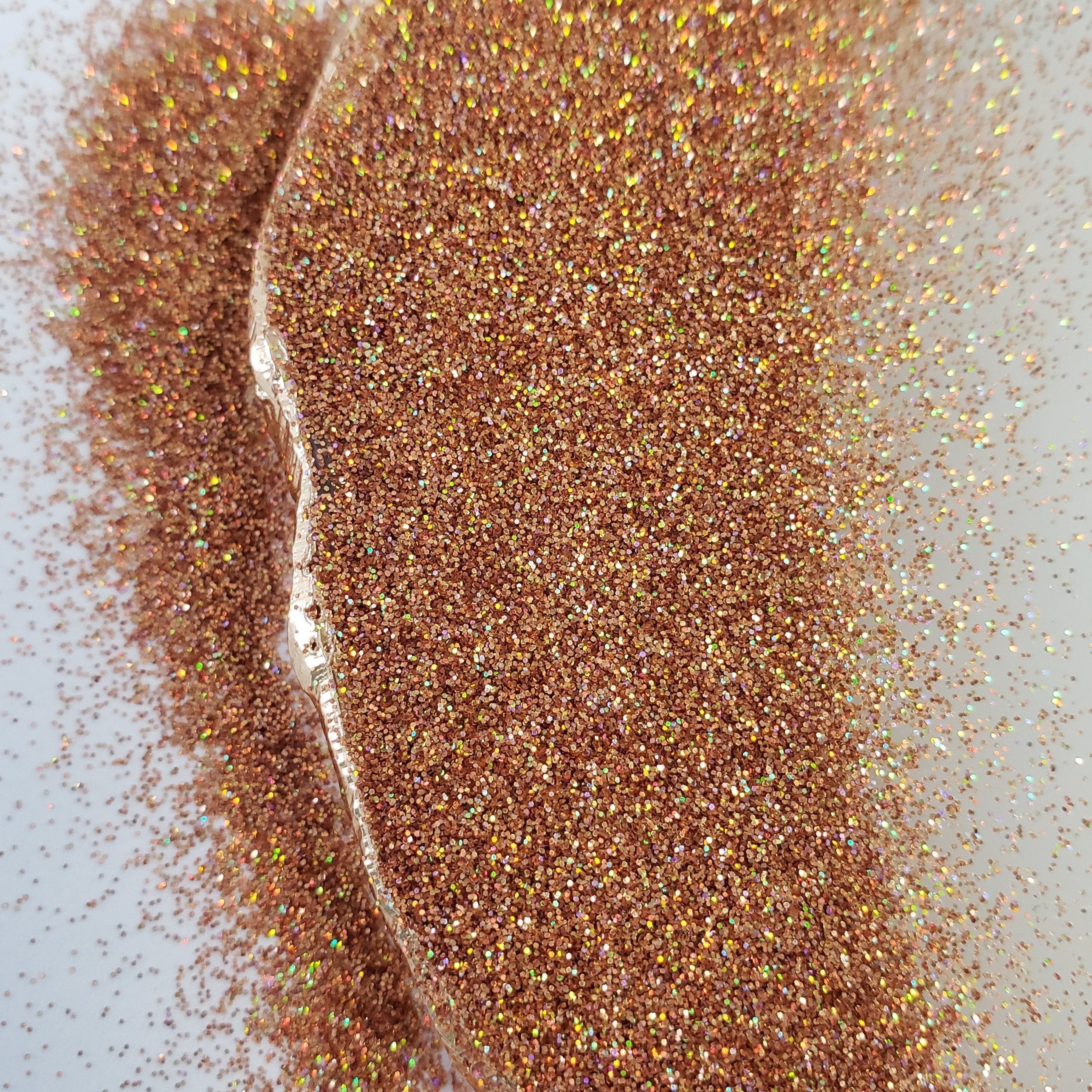 Laser Desert Gold Glitter HOLOgraphic-Design Blanks
