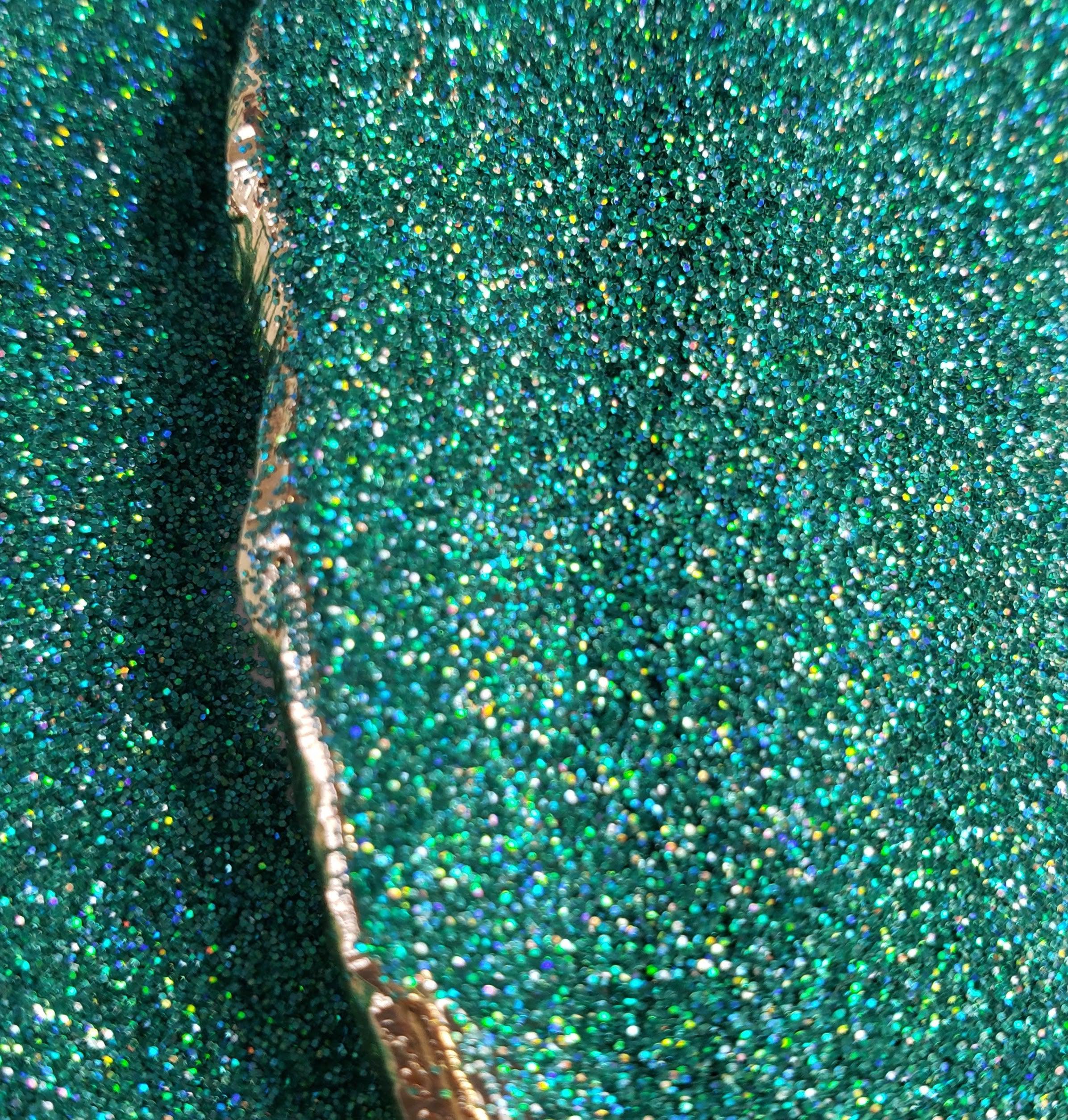 Laser Emerald Glitter HOLOgraphic-Design Blanks