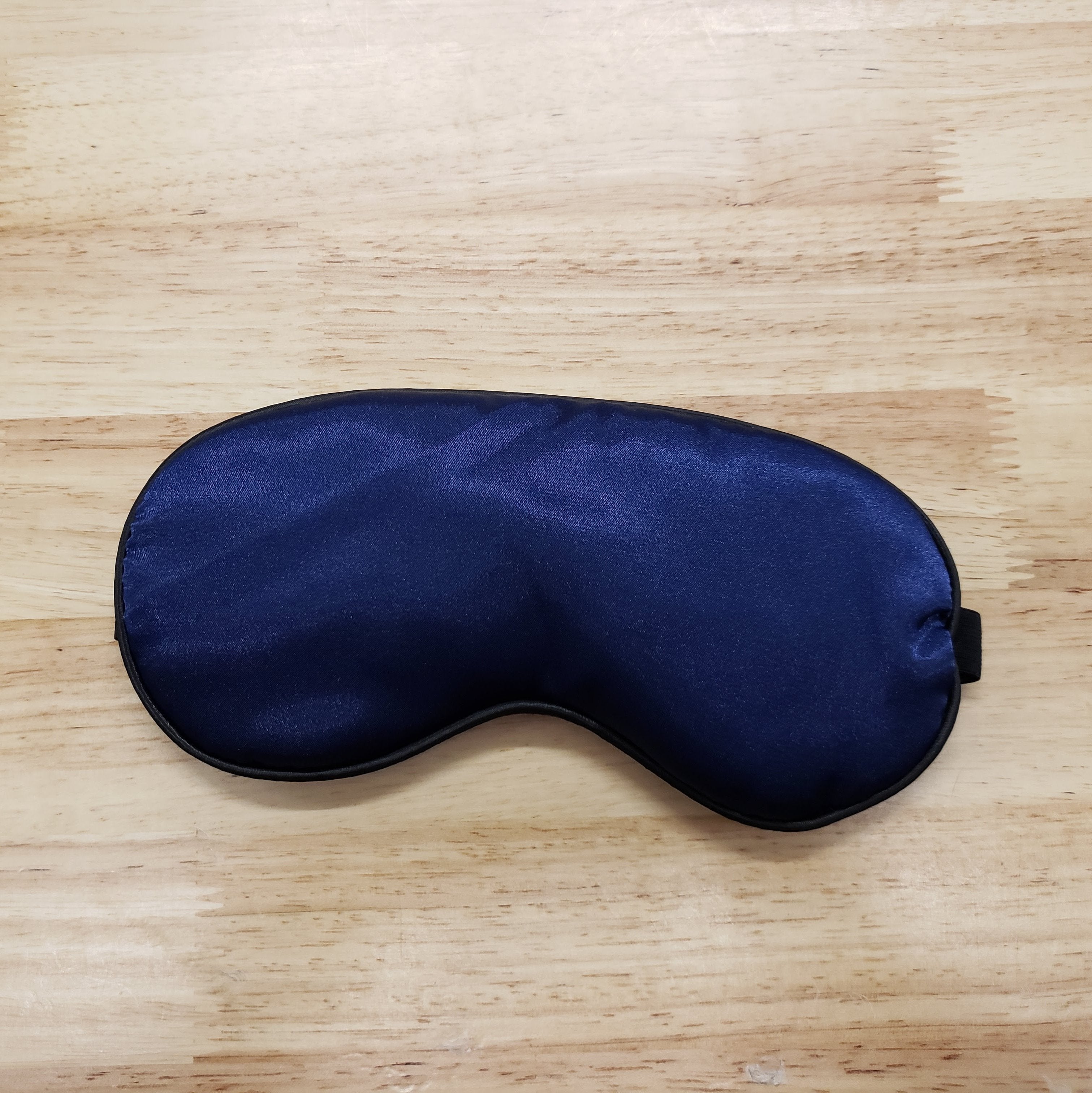 Navy Lux Silk Sleep Mask-Design Blanks