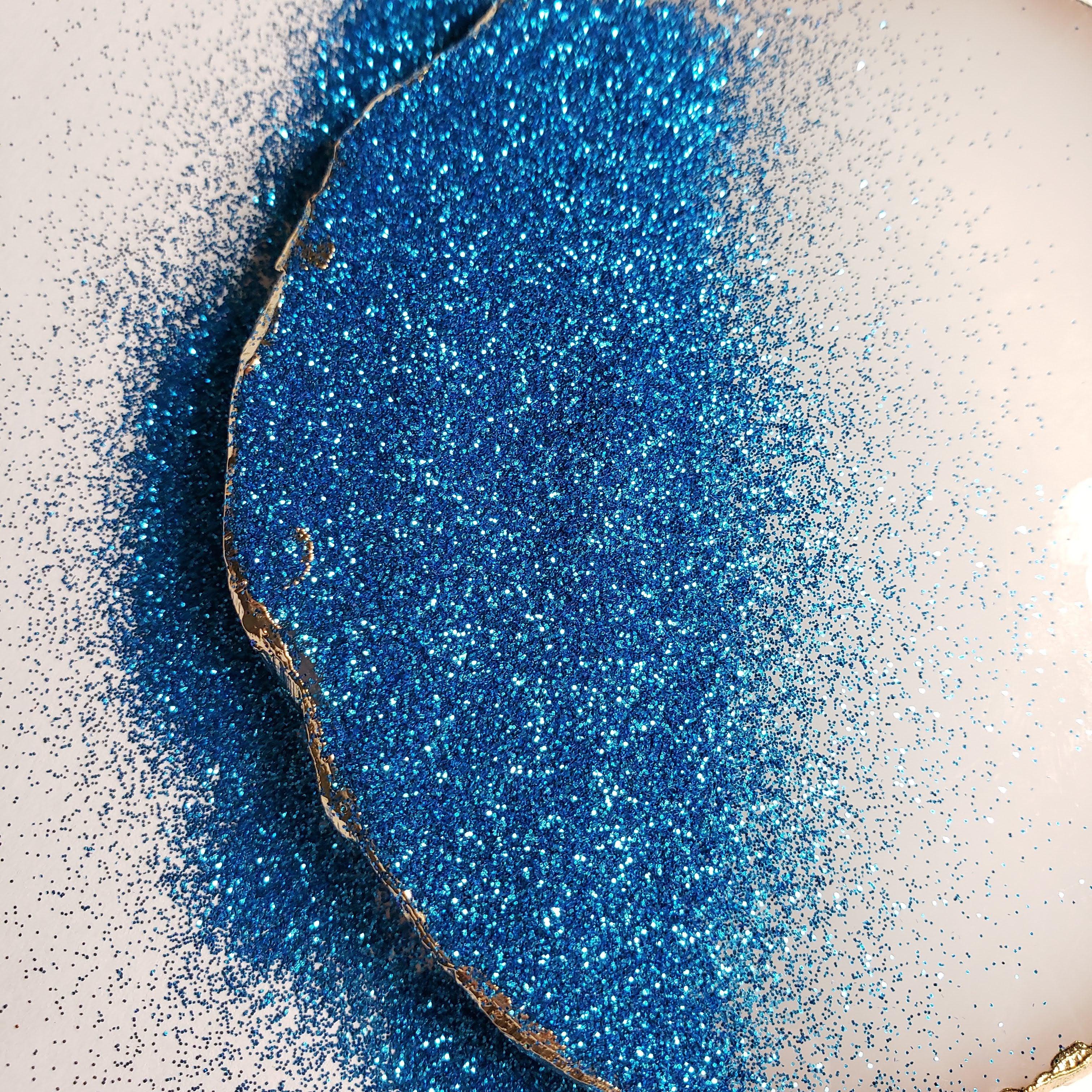 Ocean Blue Glitter-Design Blanks