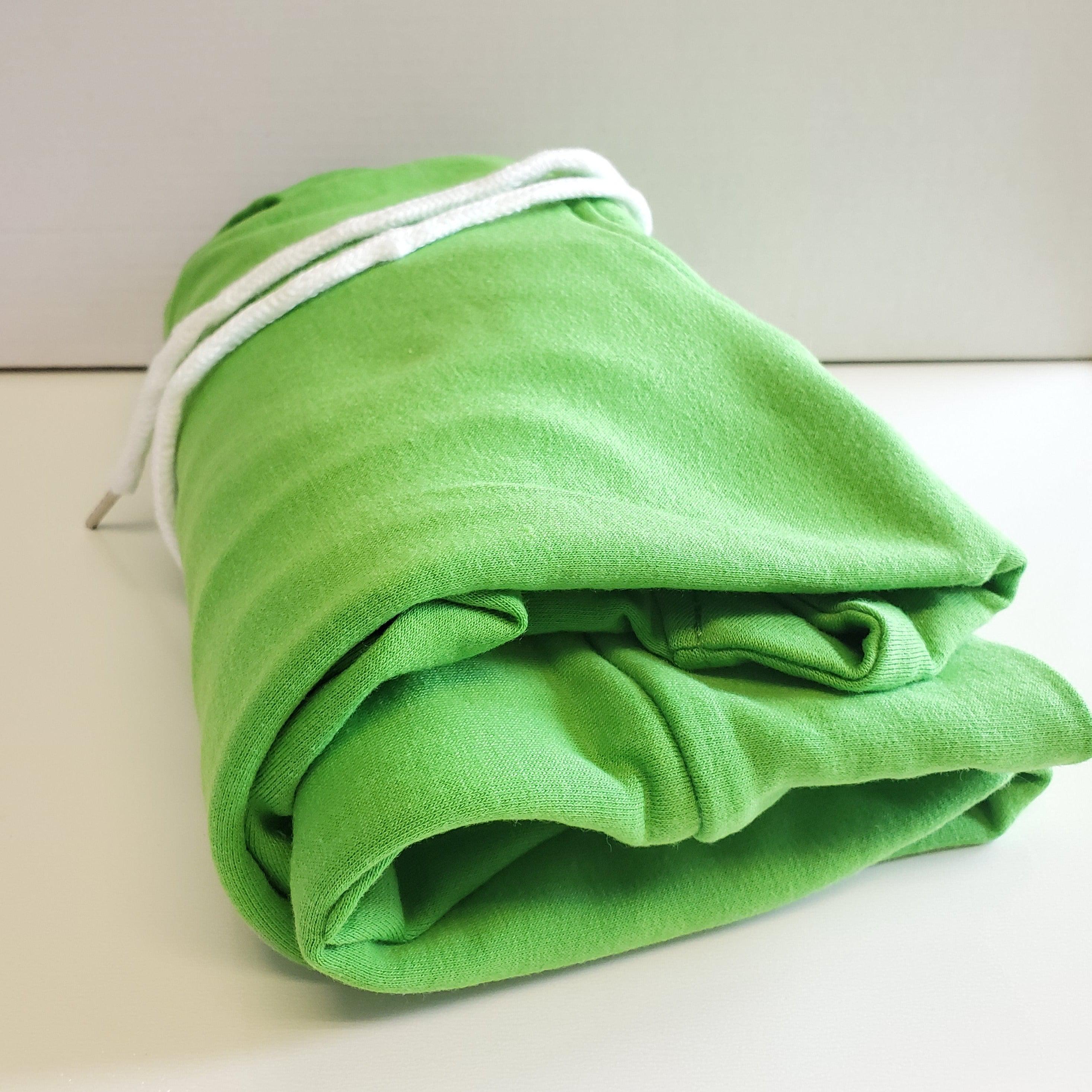 Polyester Long Sleeve Hoodie - Spring Green-Design Blanks