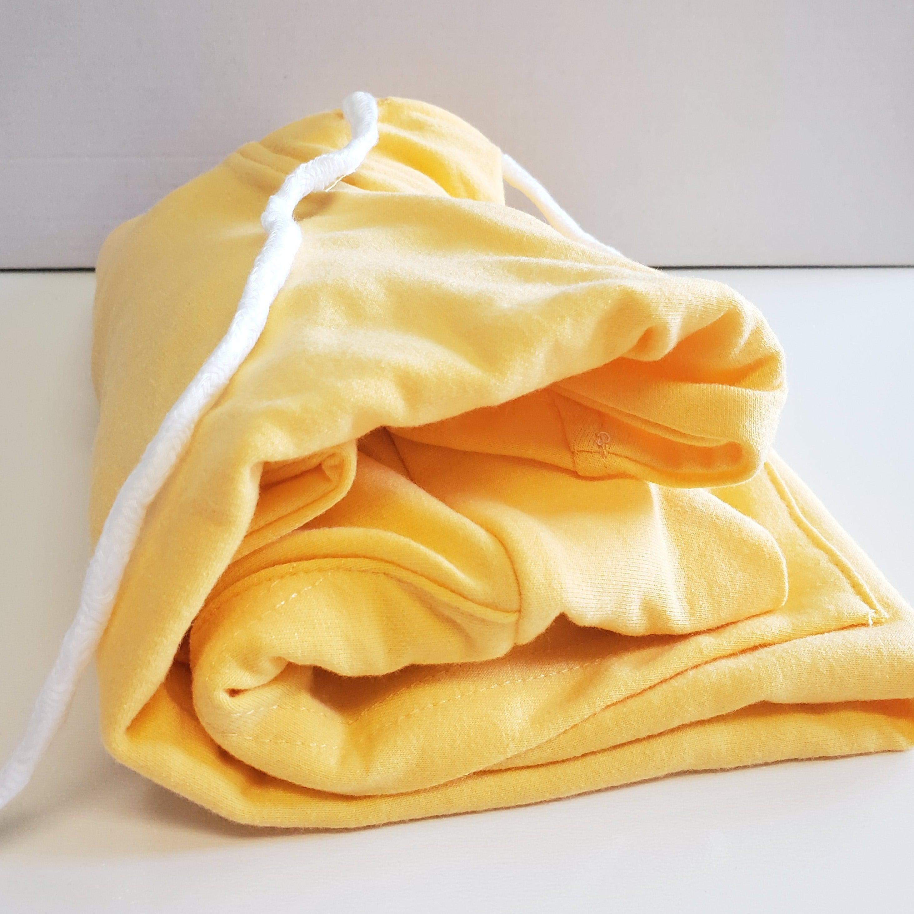 Polyester Long Sleeve Hoodie - Yellow-Design Blanks