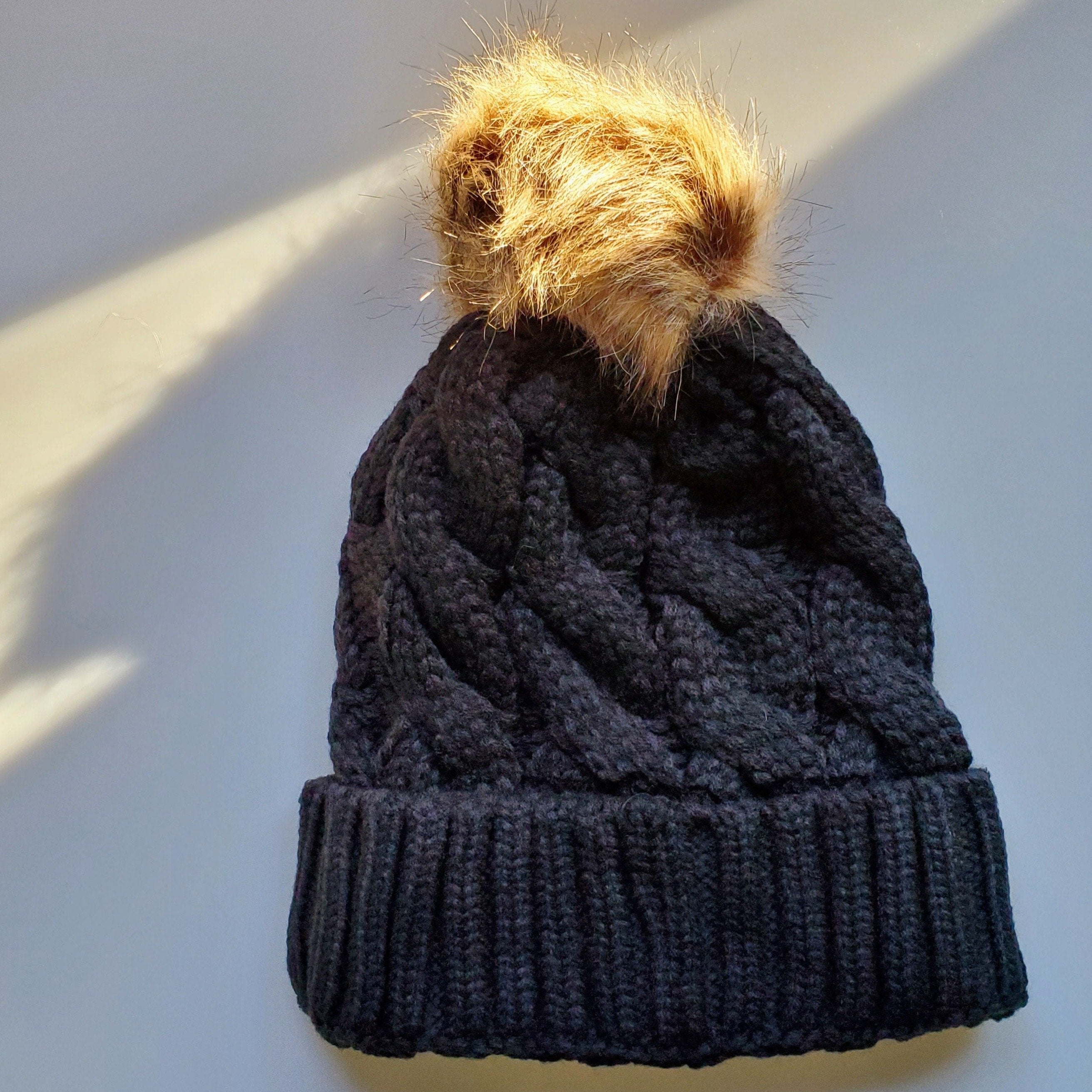 Pom Pom Toque - Black-Design Blanks