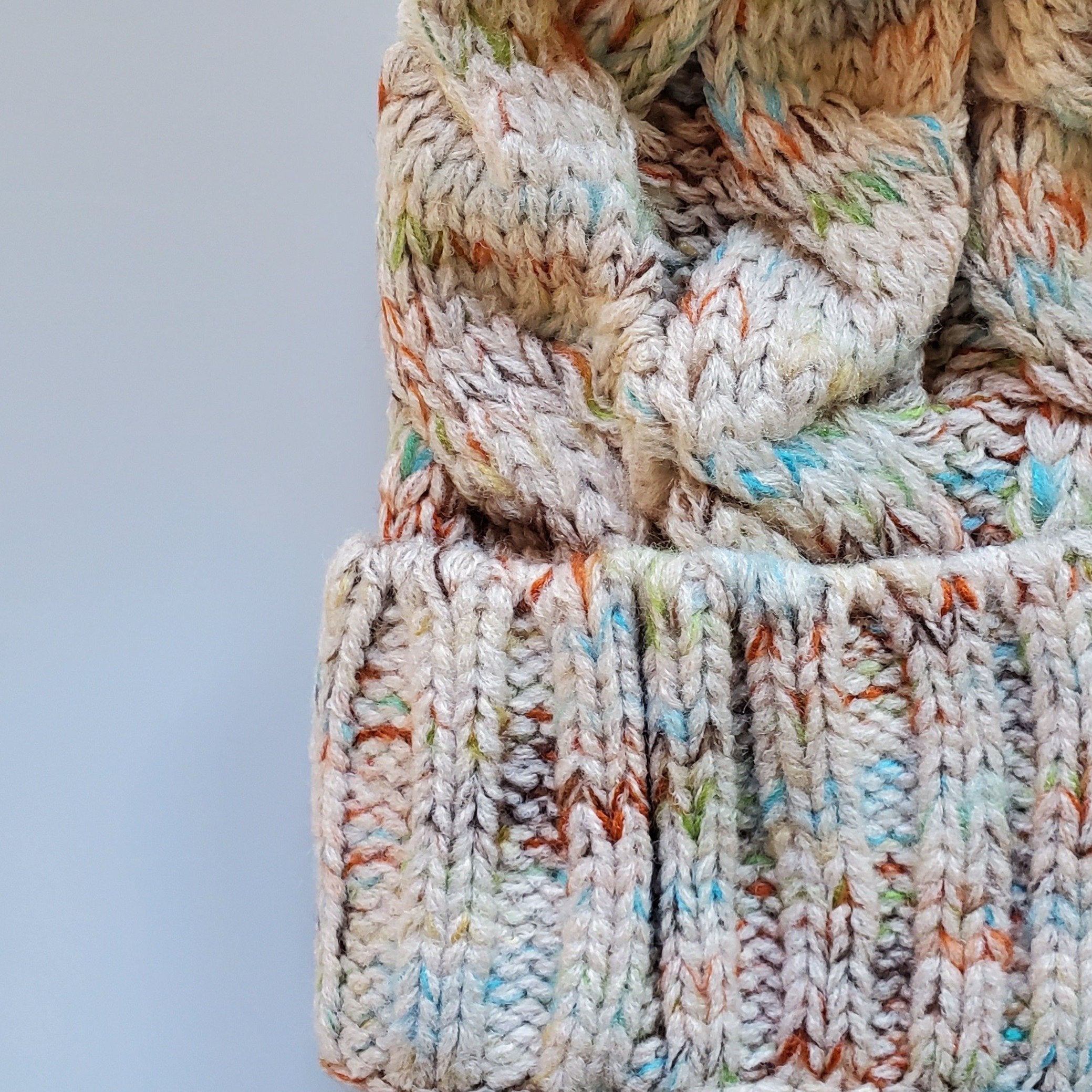 Pom Pom Toque - Confetti Beige-Design Blanks