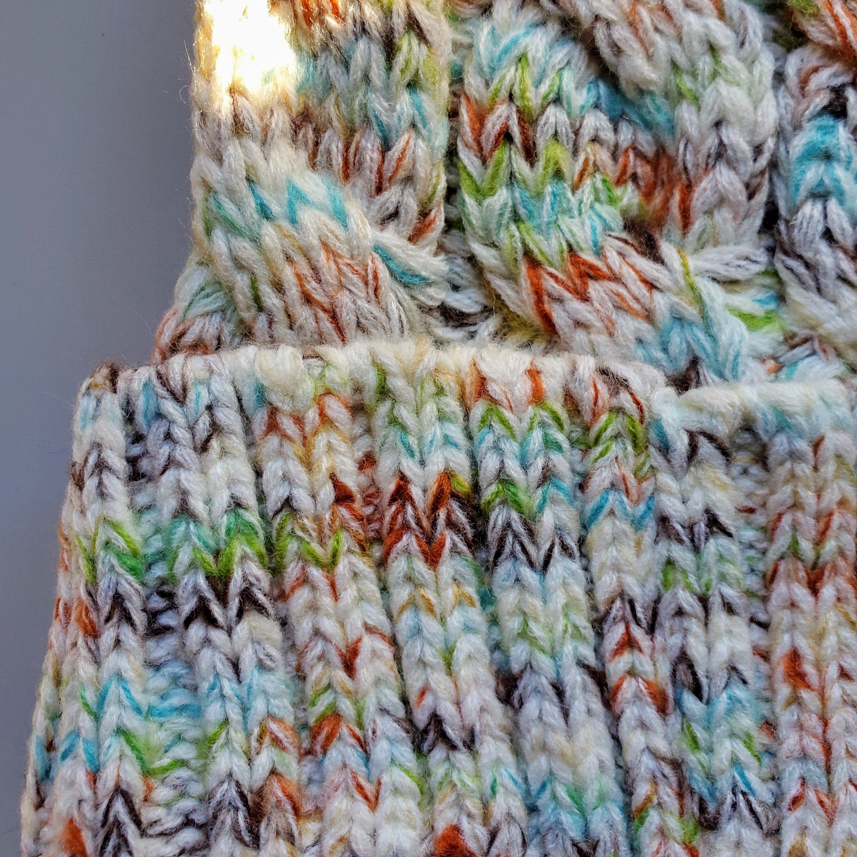 Pom Pom Toque - Confetti White-Design Blanks