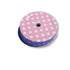 Regular Straw Lids - Pale Purple Polka Dot 10pcs-Design Blanks