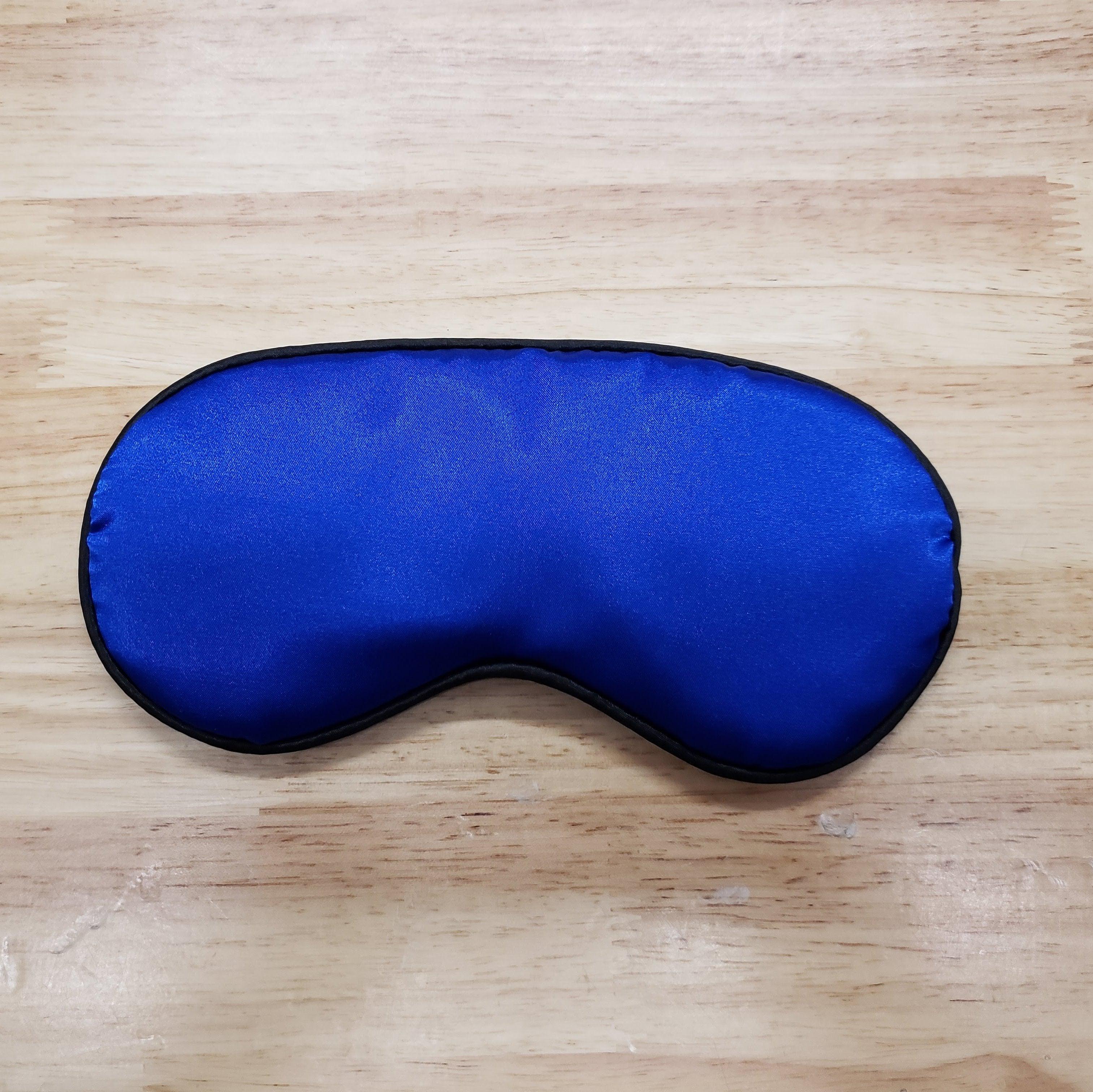 Royal Blue Lux Silk Sleep Mask-Design Blanks