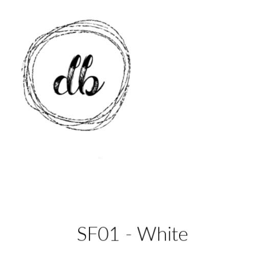 SF01 White – StripFlock® HTV-Design Blanks