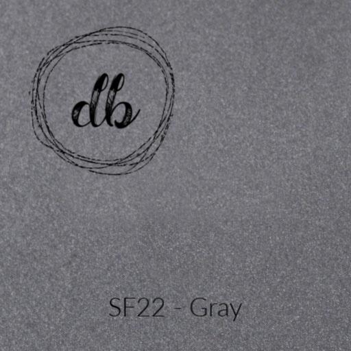SF22 Grey – StripFlock® HTV-Design Blanks