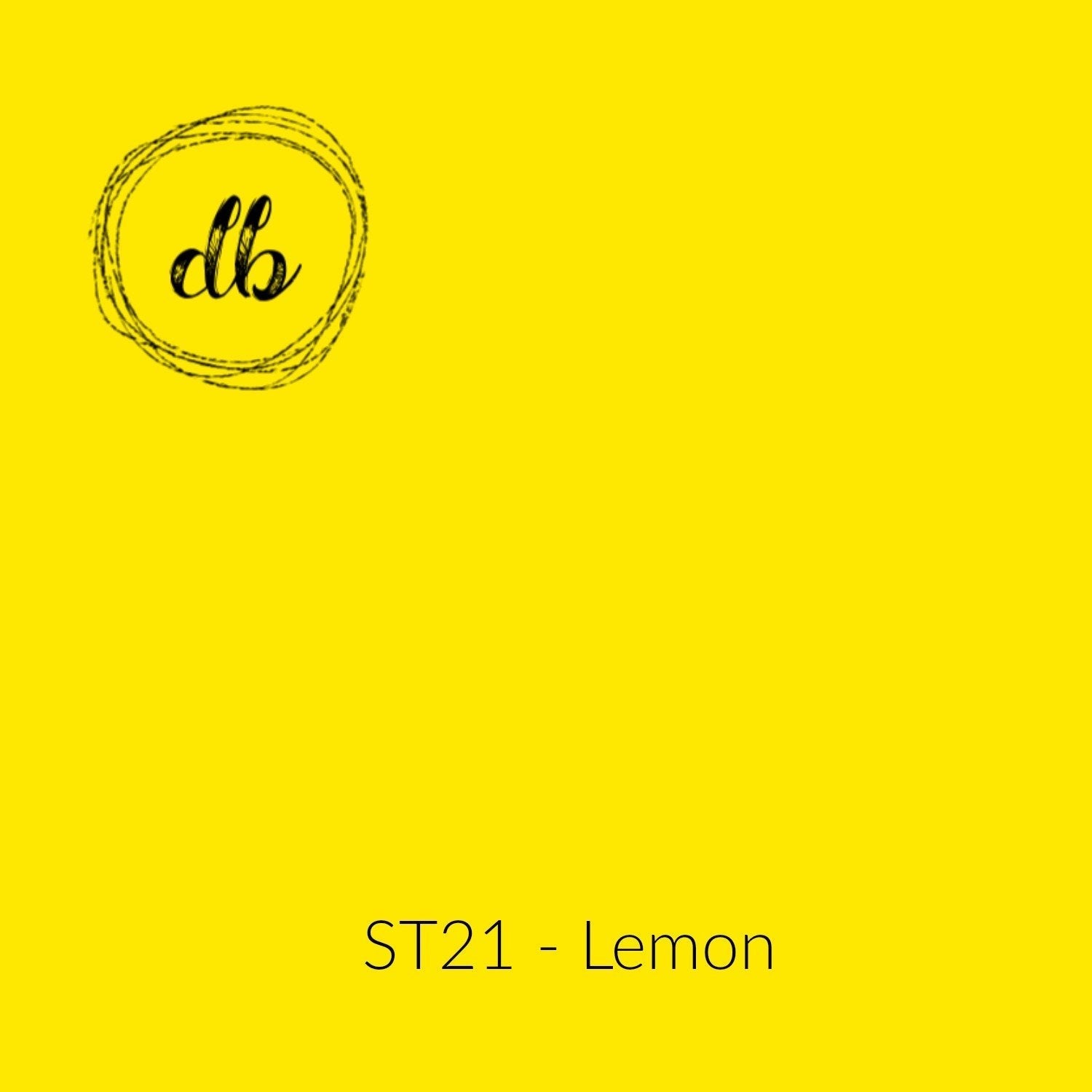 ST21 Lemon - EasyWeed® STRETCH HTV-Design Blanks