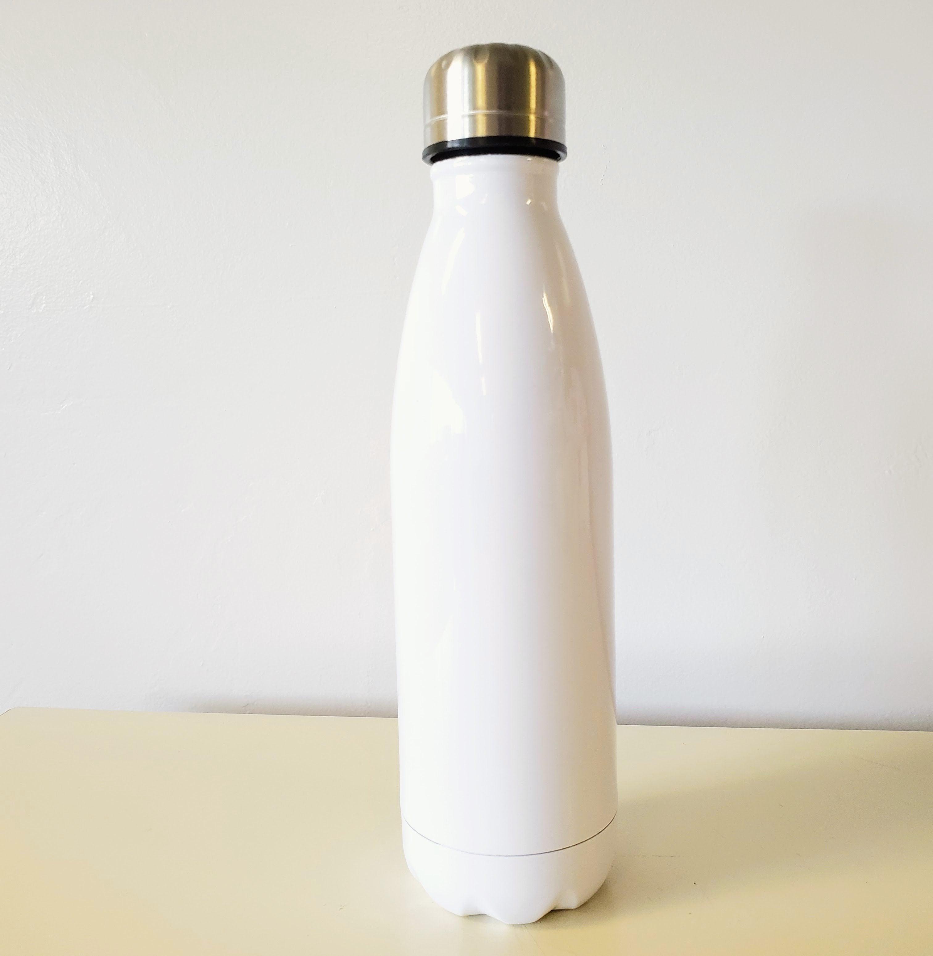 SUBLIMATION Water Bottle Cola Style - White 750ml - 26oz-Design Blanks