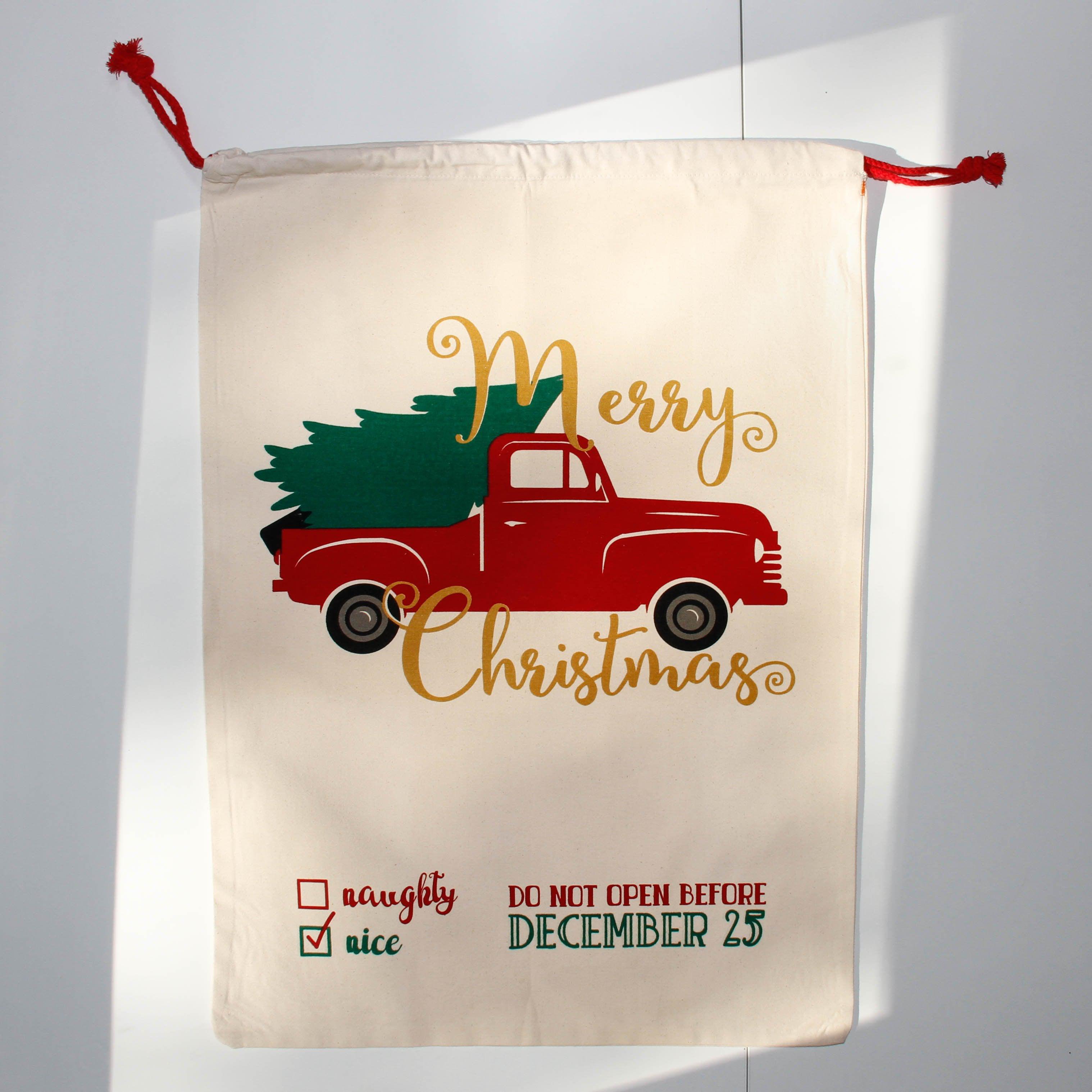 Santa Sack - Truck and Tree HK-X5-Design Blanks