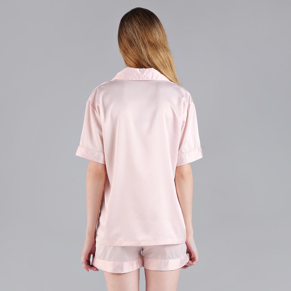 Satin Short Pajamas 3034 BLUSH-Design Blanks