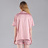 Satin Short Pajamas 3034 BURGUNDY-Design Blanks