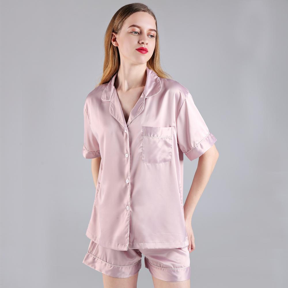 Satin Short Pajamas 3034 NUDE