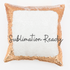 Sequin Mermaid Cushion Covers - Rose Gold/White-Design Blanks