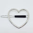 Silver Heart Barrette-Design Blanks
