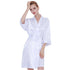Simple Satin Robes 3019 WHITE-Design Blanks