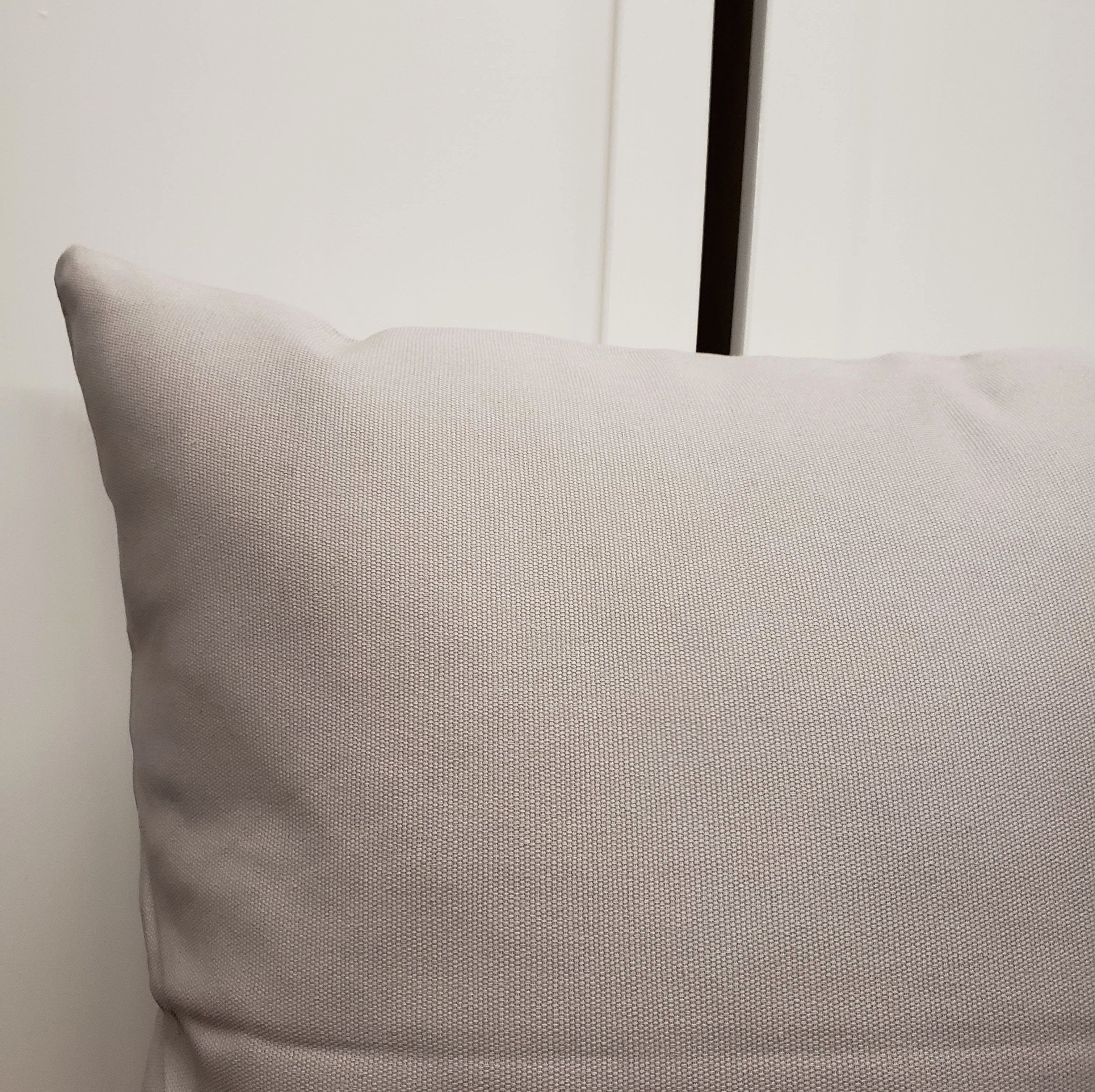 Soft Grey Cotton Cushion Cover (DB29)-Design Blanks