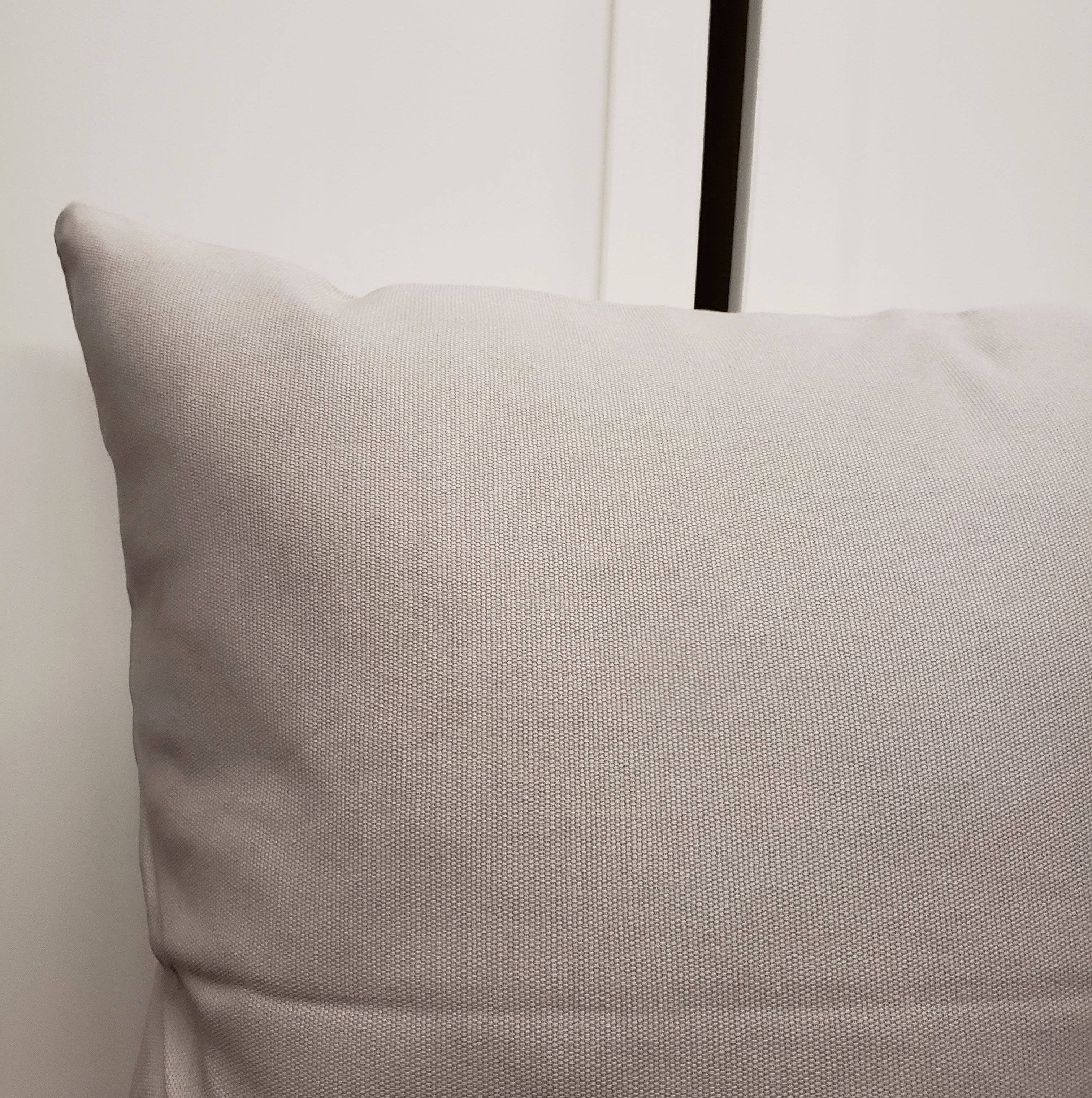 Soft Grey Cotton Cushion Cover (DB29)-Design Blanks