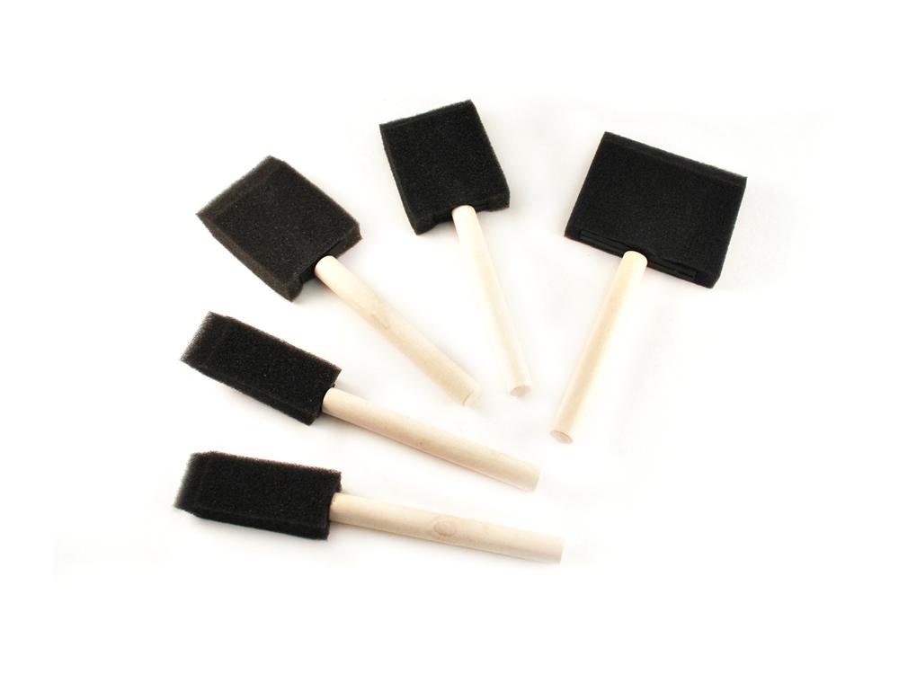 Sponge Brush 5 Pack - Multi Sizes-Design Blanks