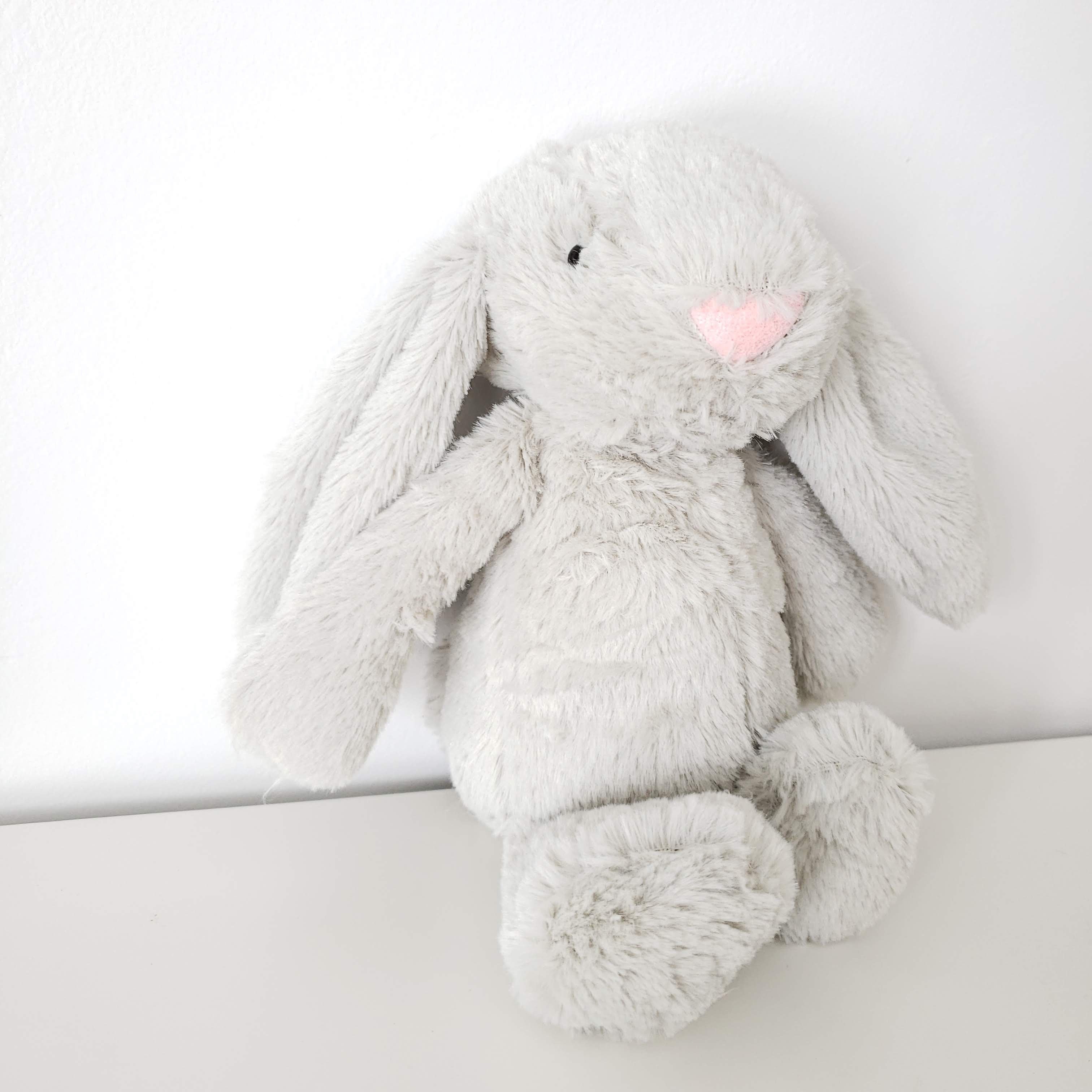 Stuffed Bunny - GREY 16"-Design Blanks