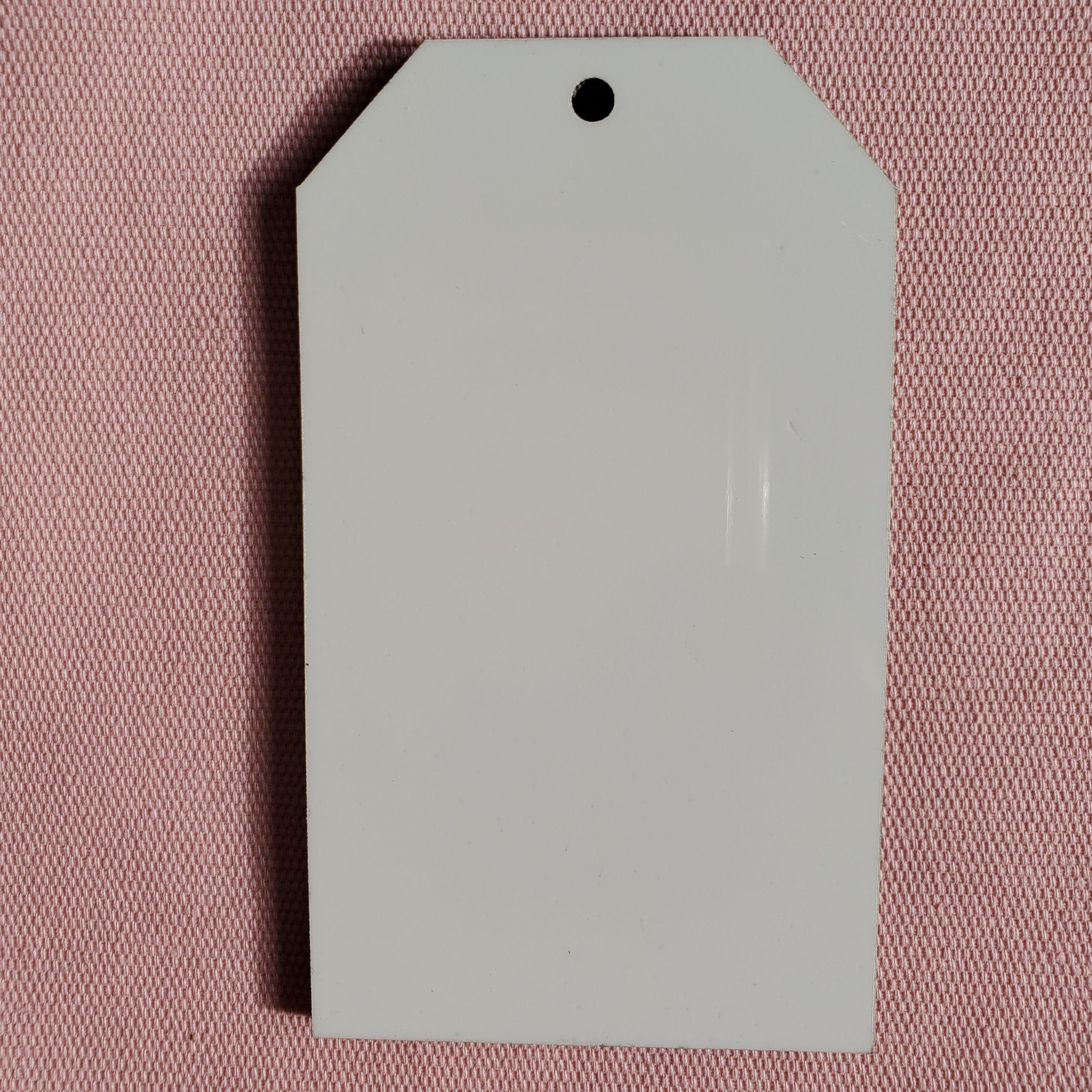 Sublimation MDF Ornament - Large TAG-Design Blanks