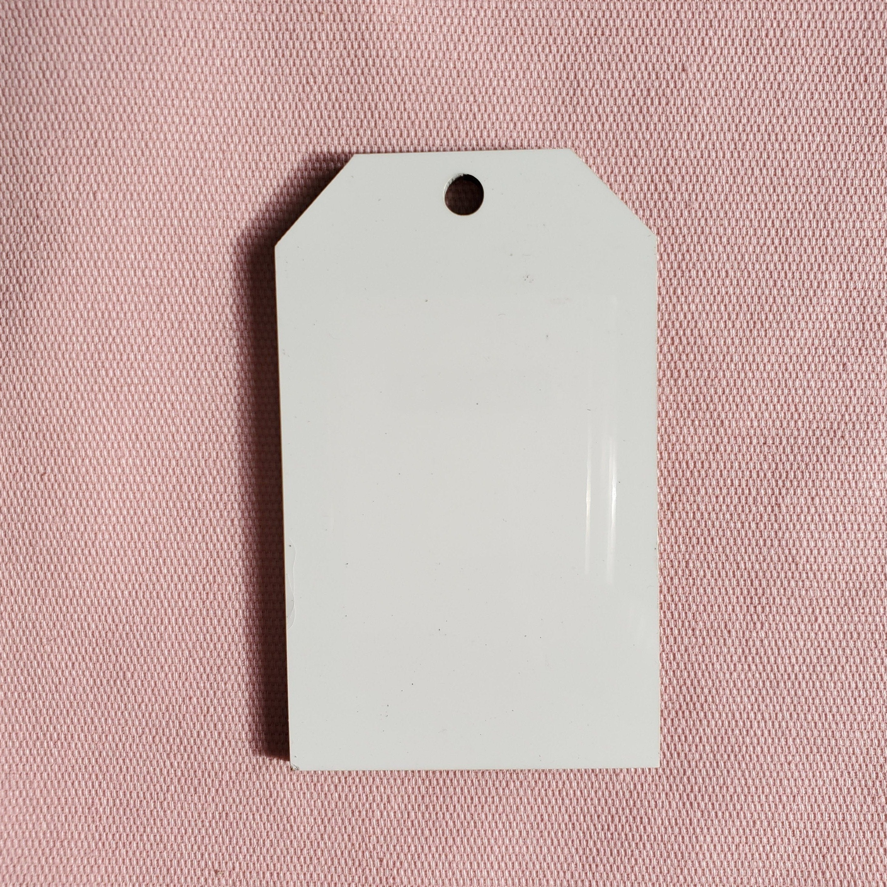 Sublimation MDF Ornament - Small TAG-Design Blanks