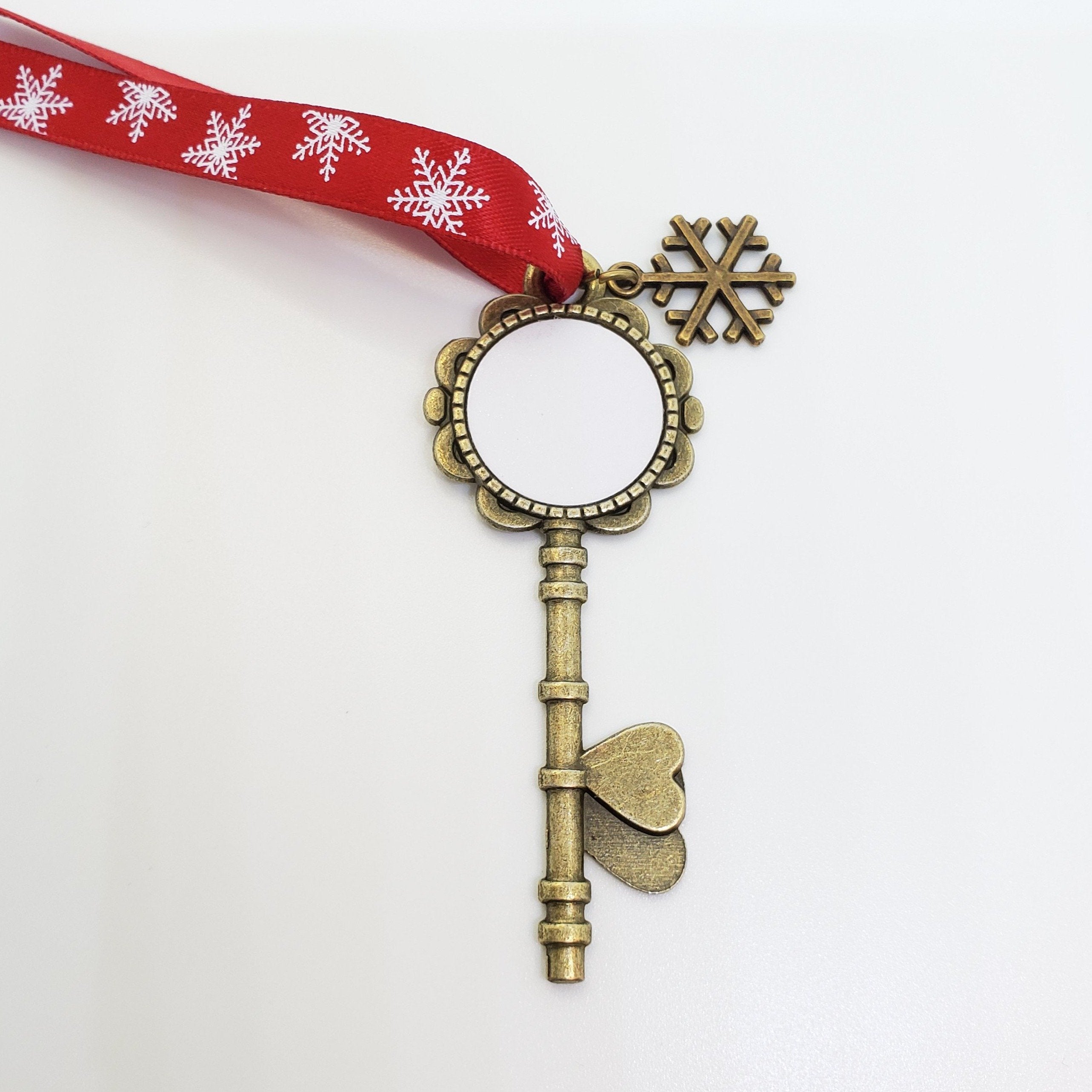 Sublimation Santa Key Ornament 3pack-Design Blanks