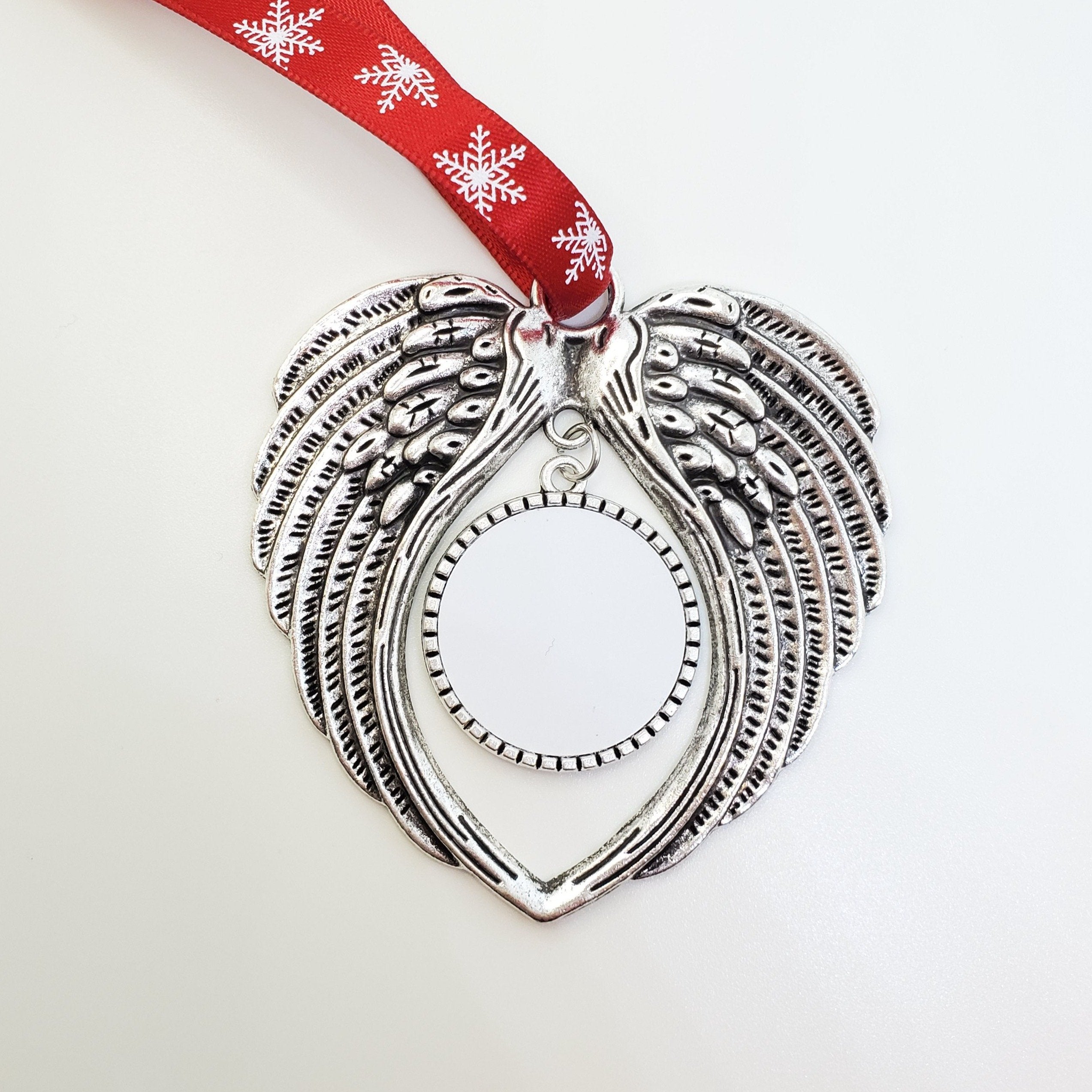 Sublimation Wings Ornament - 3 Pack-Design Blanks
