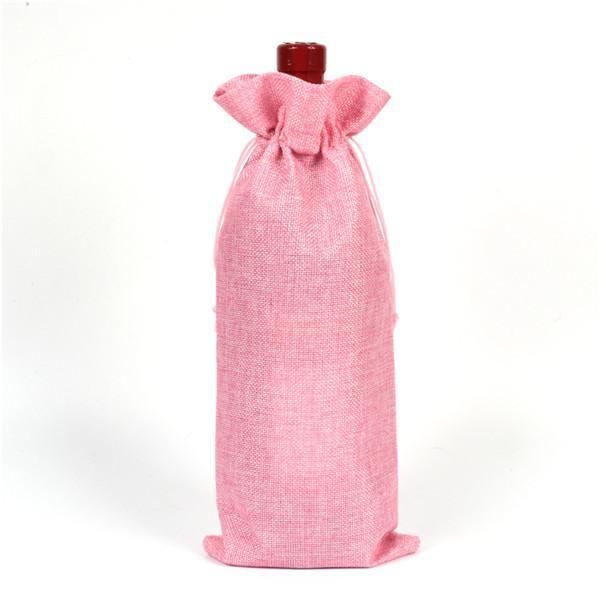 Wine Bags - Light Pink-Design Blanks