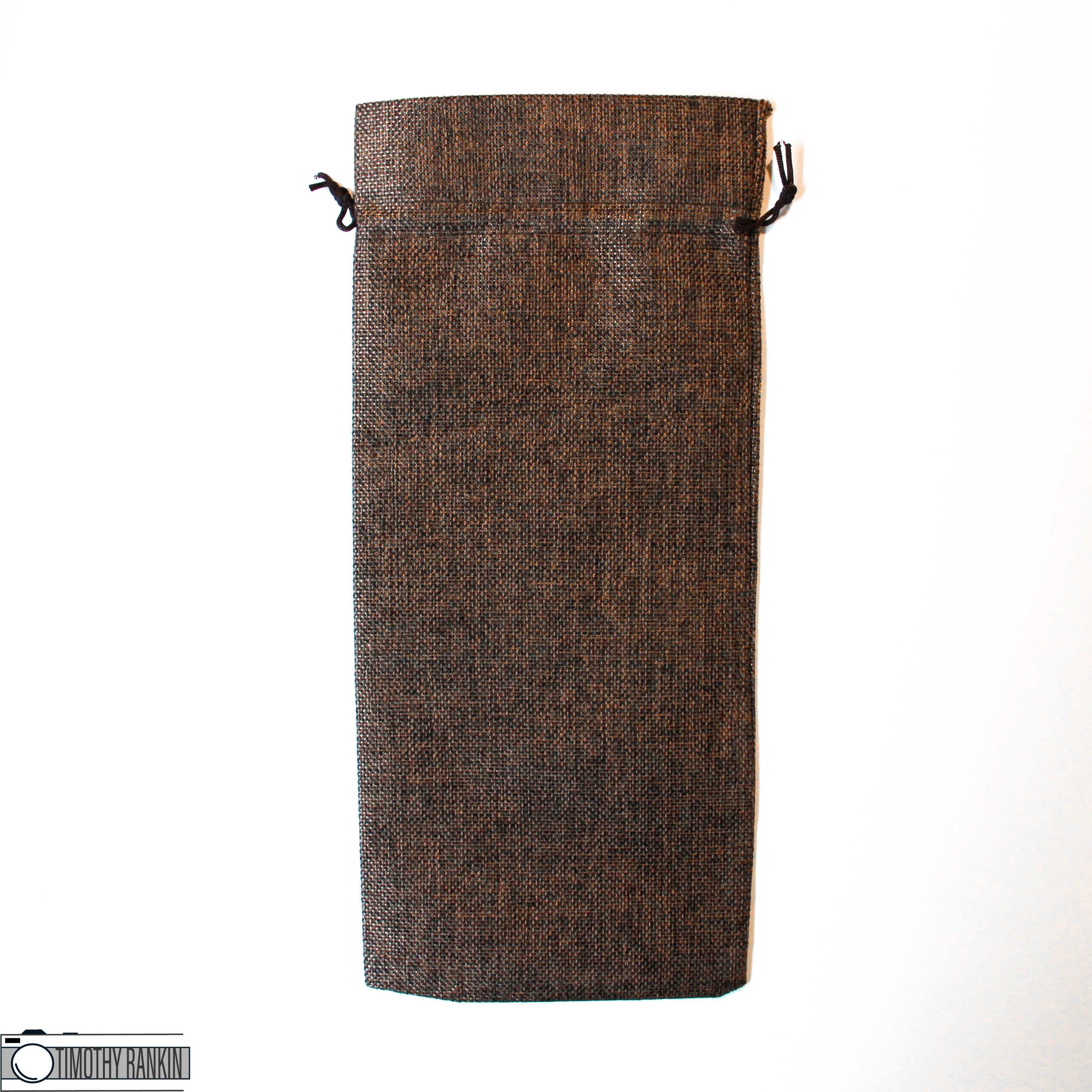 Wine Bags - Mocha Brown-Design Blanks