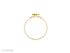 Wood Embroidery Hoop w/Brass Clamp 4"-Design Blanks