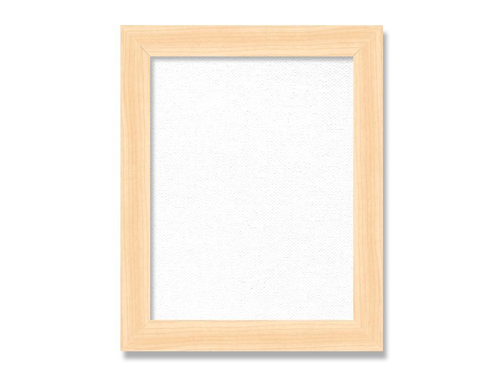 Wood Frame Mount Canvas Panel: 11.4 x 14.4 Inches-Design Blanks