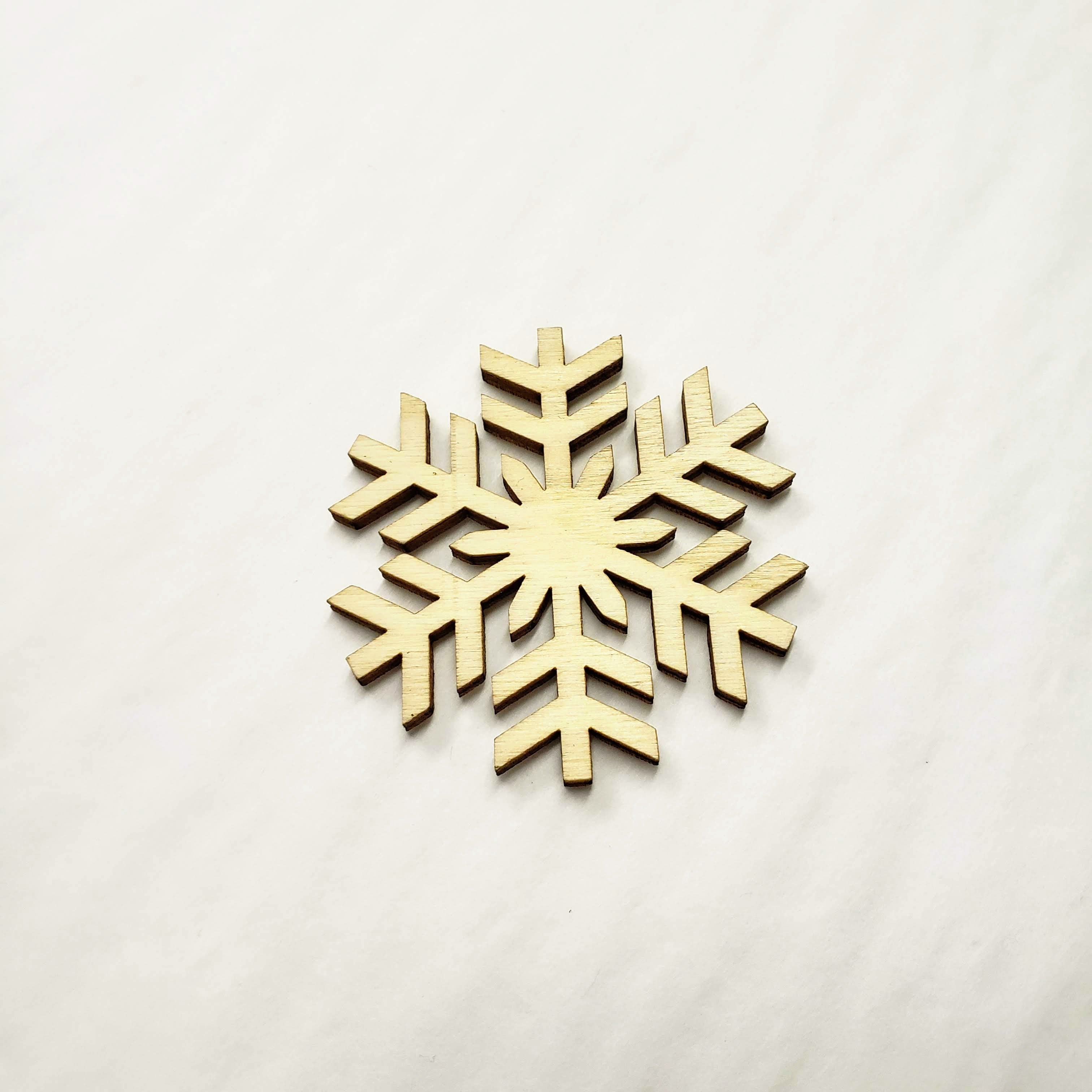 Bulk Wooden Snowflake Ornaments-Design Blanks