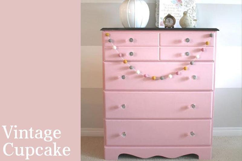 Country Chic - Vintage Cupcake-Design Blanks