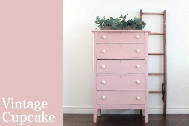 Country Chic - Vintage Cupcake-Design Blanks