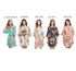 Floral Satin Robes 3026 Peach-Design Blanks
