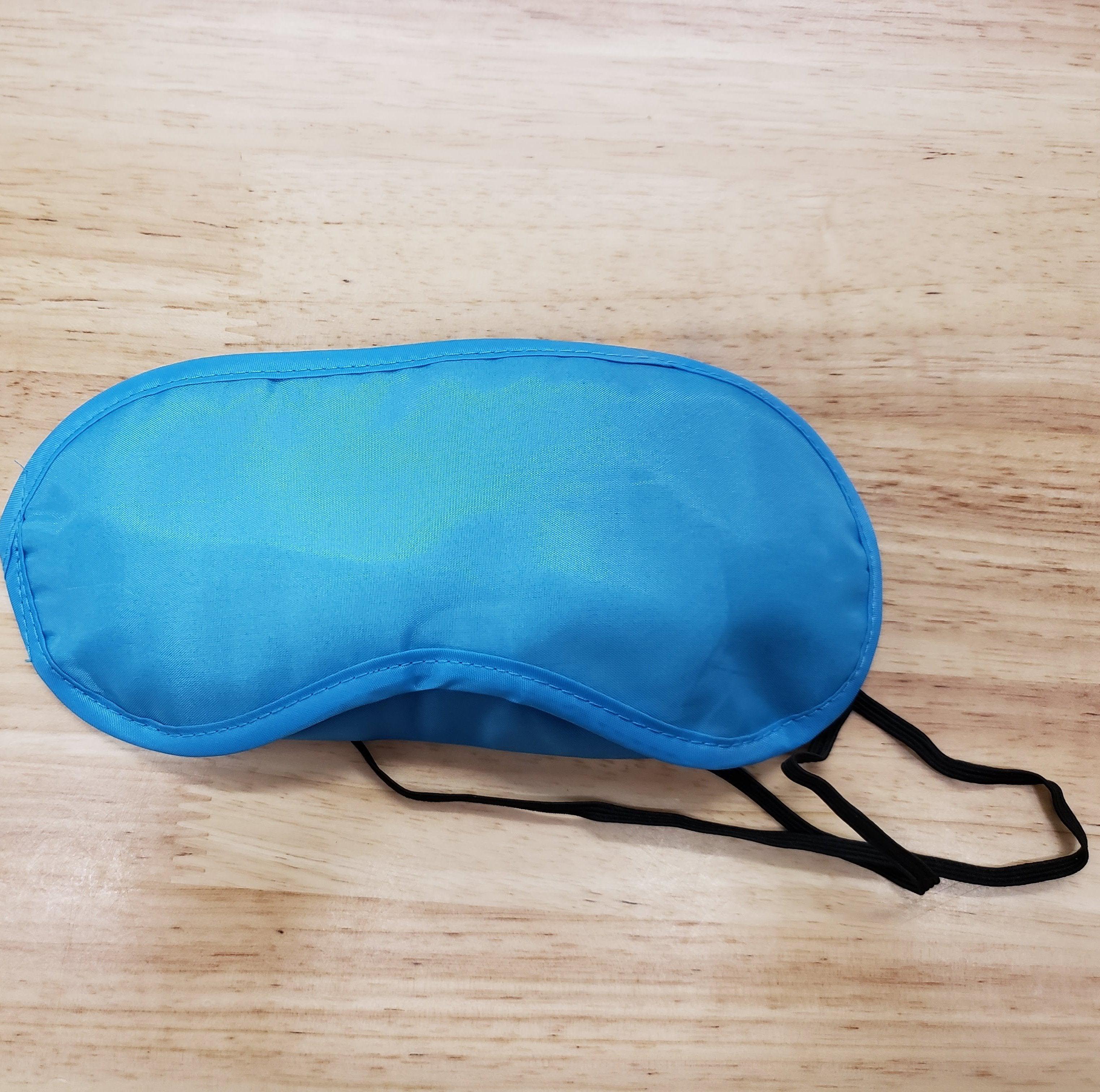 Light Blue Sleep Masks 3 pack-Design Blanks