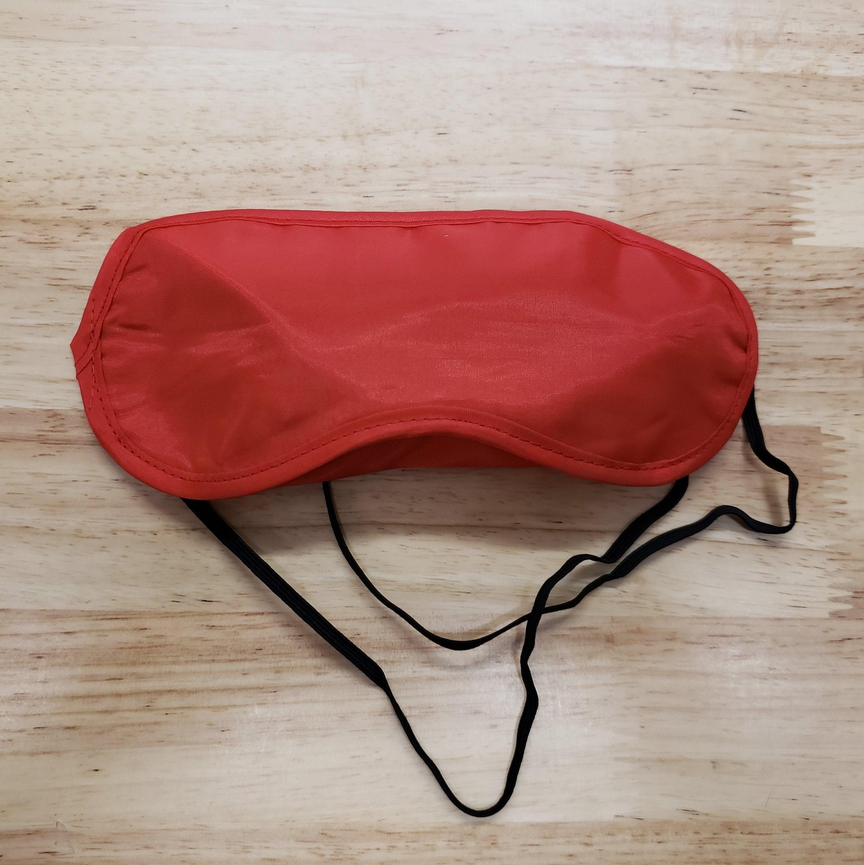 Red Sleep Masks 3 pack-Design Blanks