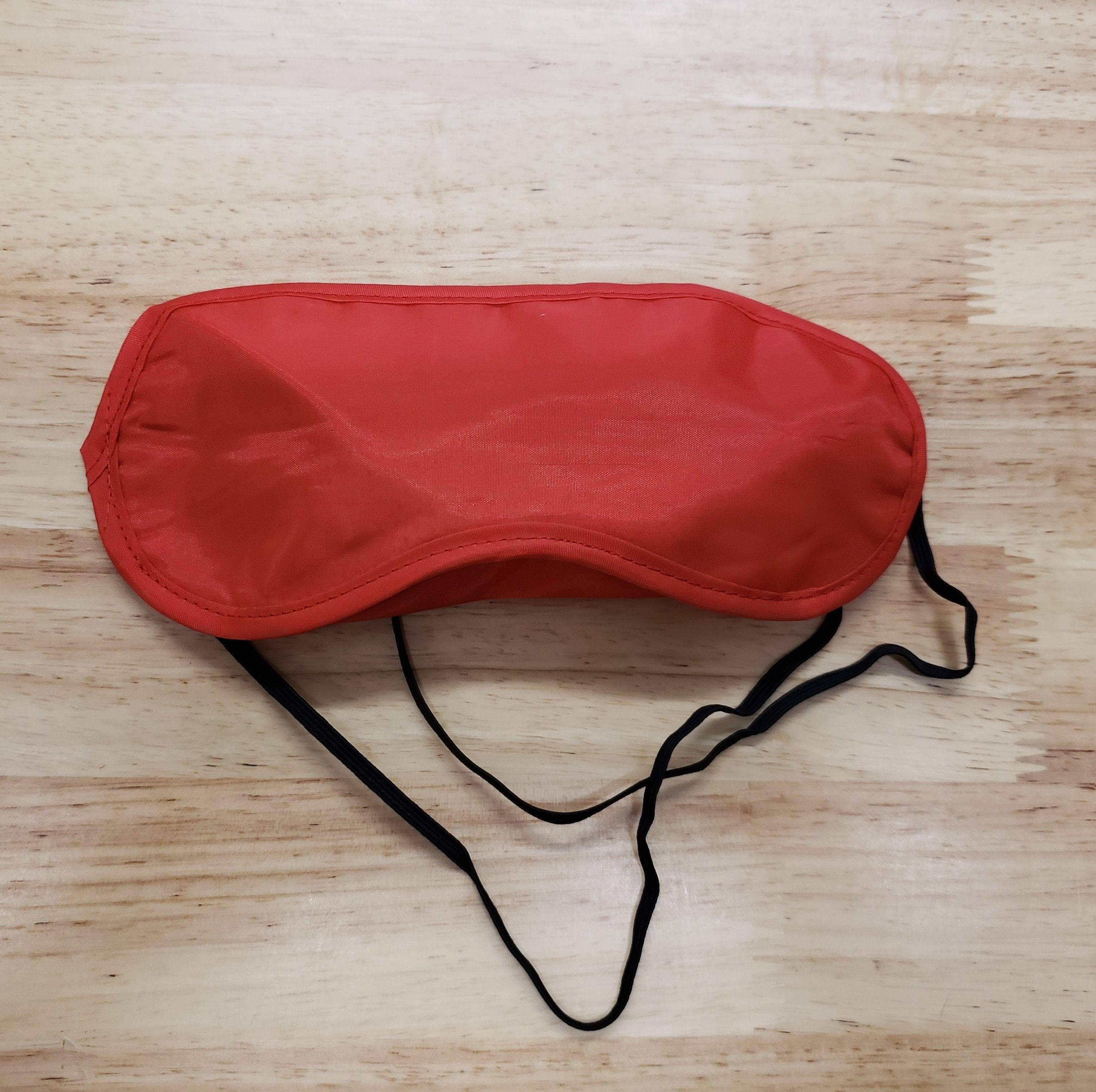 Red Sleep Masks 3 pack-Design Blanks