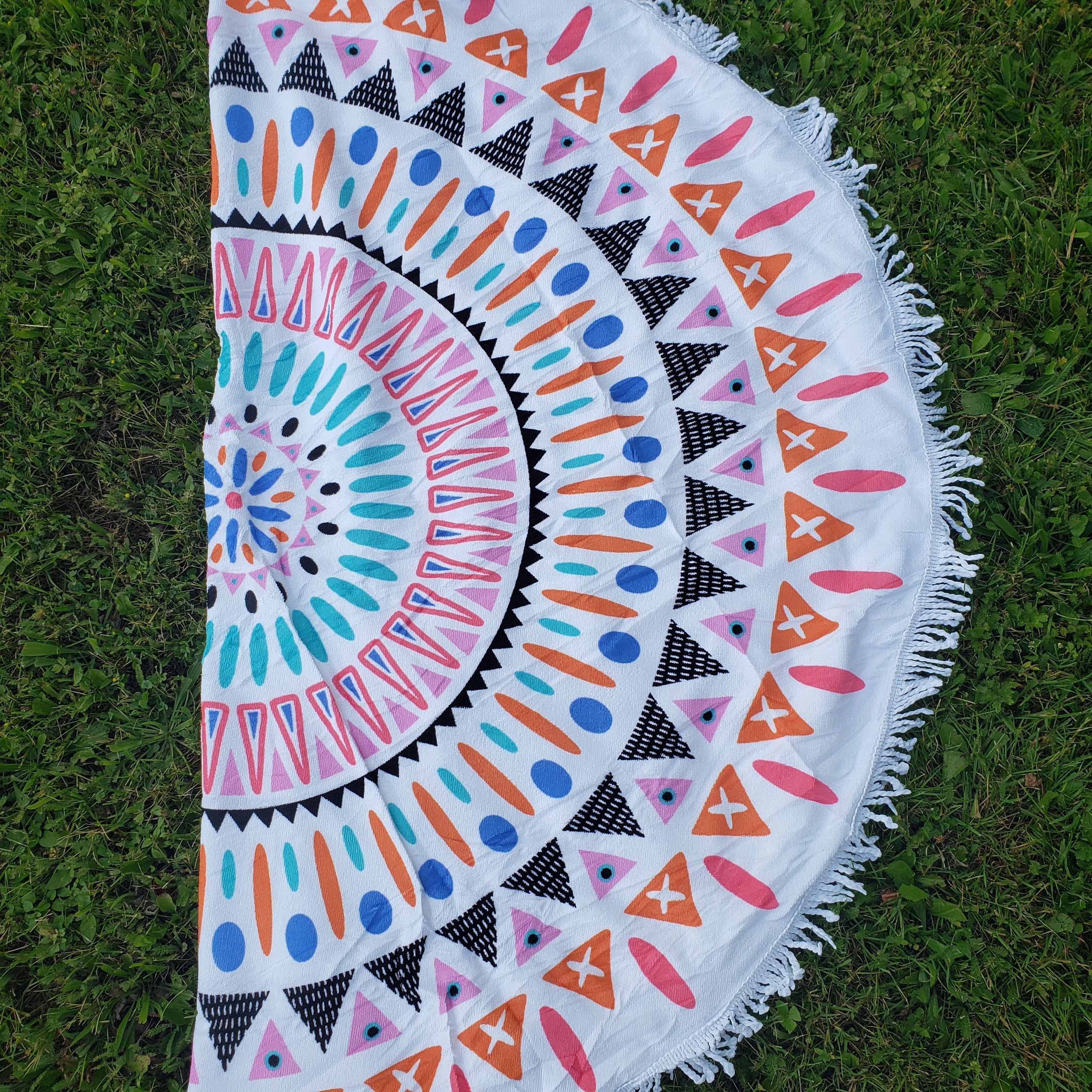 Round Beach Towels - KALEIDOSCOPE-Design Blanks