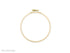 Wood Embroidery Hoop w/Brass Clamp 6"-Design Blanks