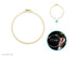 Wood Embroidery Hoop w/Brass Clamp 8"-Design Blanks